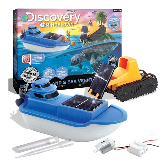 DISCOVERY KIDS DIY Solar Land and Sea Rover