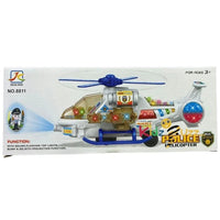 Electric Universal Light and Music Police Fire Fighting Helicopter. - Superpanda