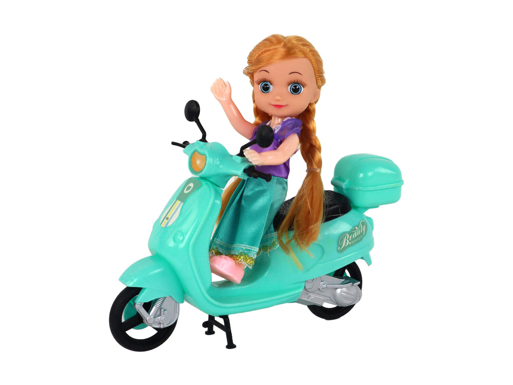 Doll Set With Baby Scooters Set Accessories