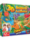 Epic Fun - Dino 3D Snakes & Ladders Board Game - Superpanda