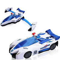 Police Vehicles Aircraft Toys with Automatic Transformation.