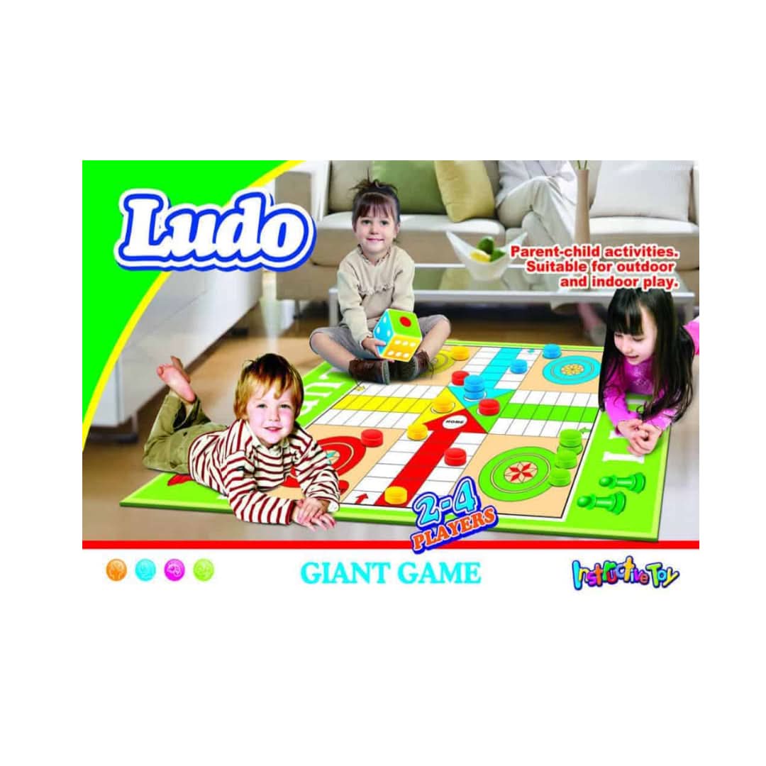 Foldable Ludo Game Big Mat. - Superpanda