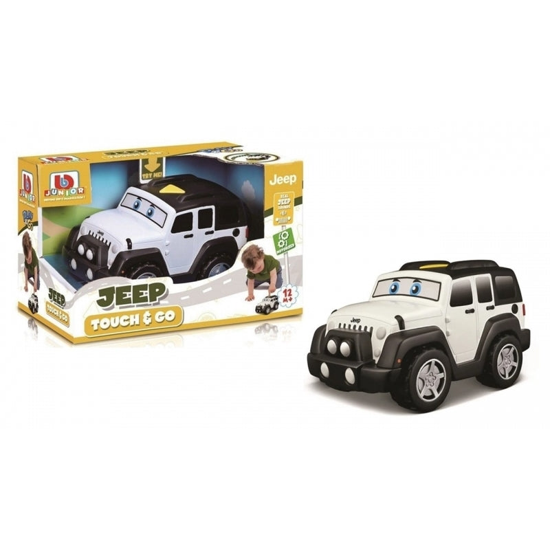 BB Junior Jeep Touch & Go Jeep Wrangler White