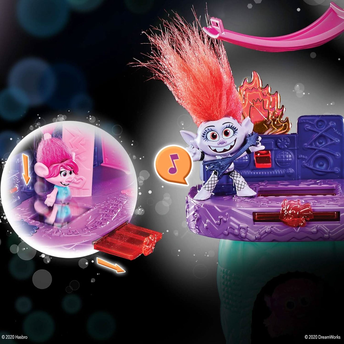 HASBRO Trolls World Tour Blooming Pod Stage Musical Toy - Superpanda