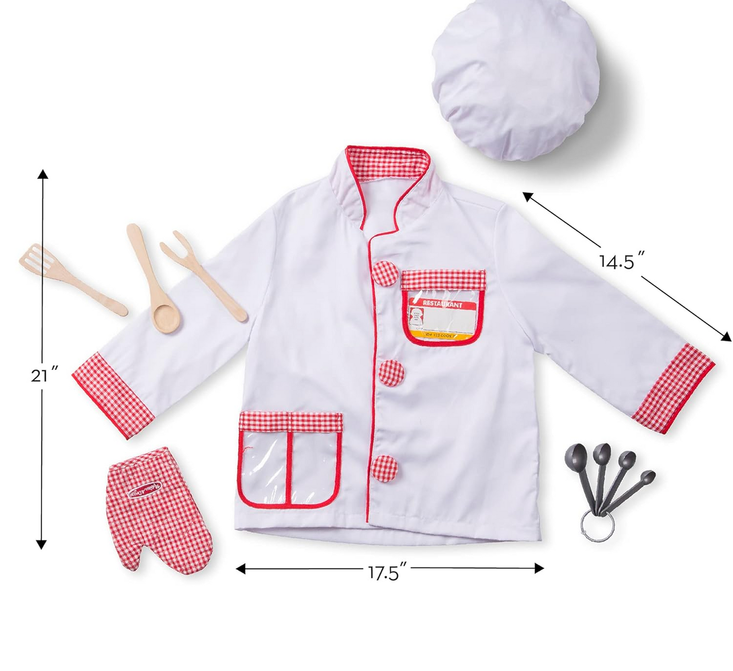 Melissa & Doug Chef Role Play Costume Set
