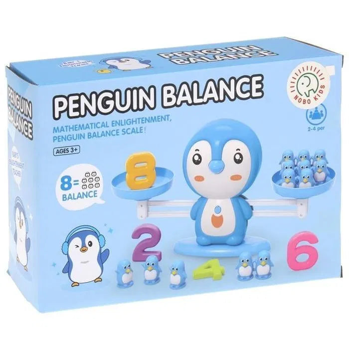 Penguin Balance Scale Games and Number Counting Blocks for Kids