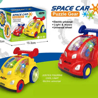 Space Puzzle Gear Car With Light & Sound.