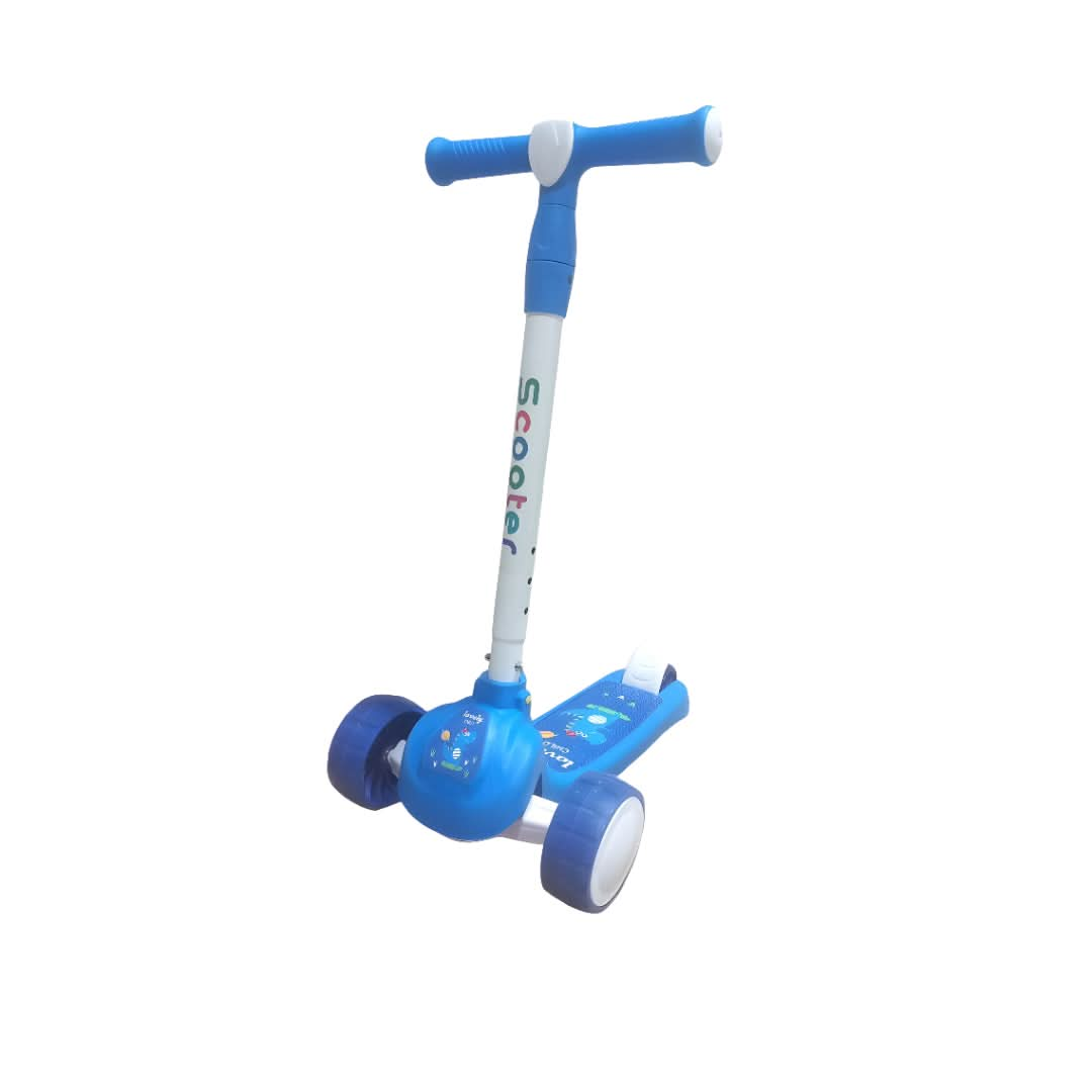 Kids Scooter with Characters Blue - Superpanda