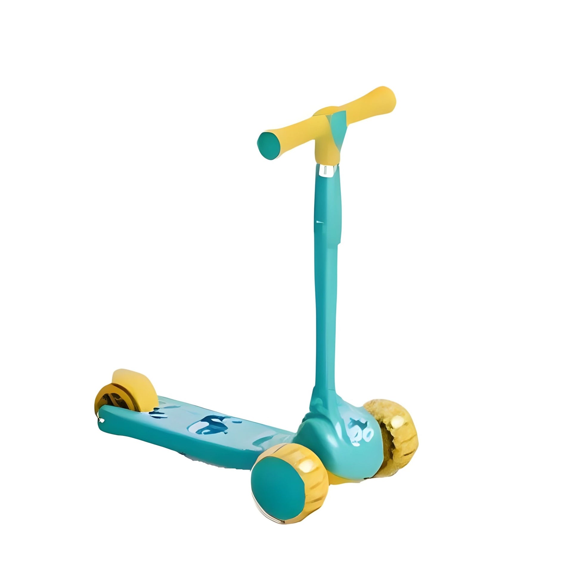 Kids Scooter with Characters Green - Superpanda