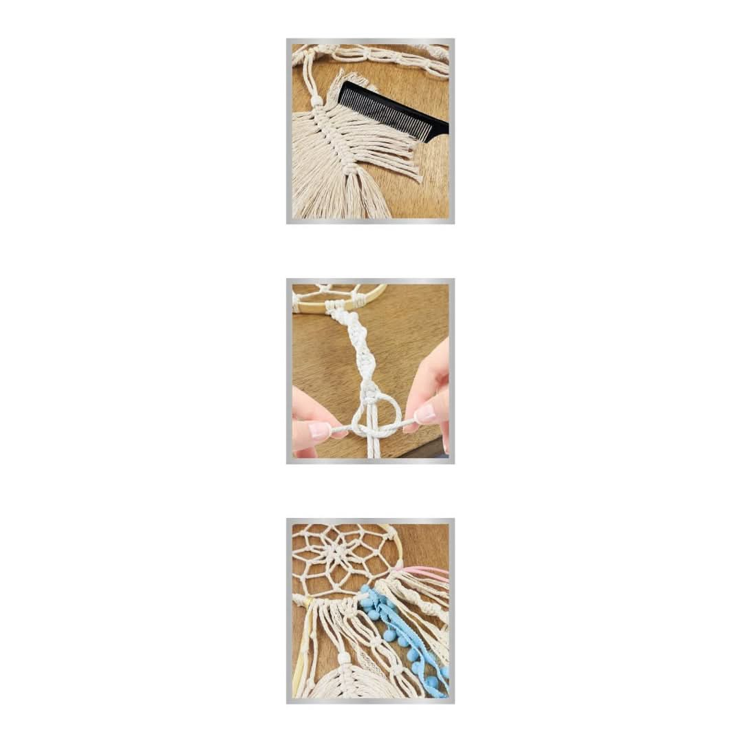 Macrame Dreamcatcher Wall Decoration Kit - Superpanda