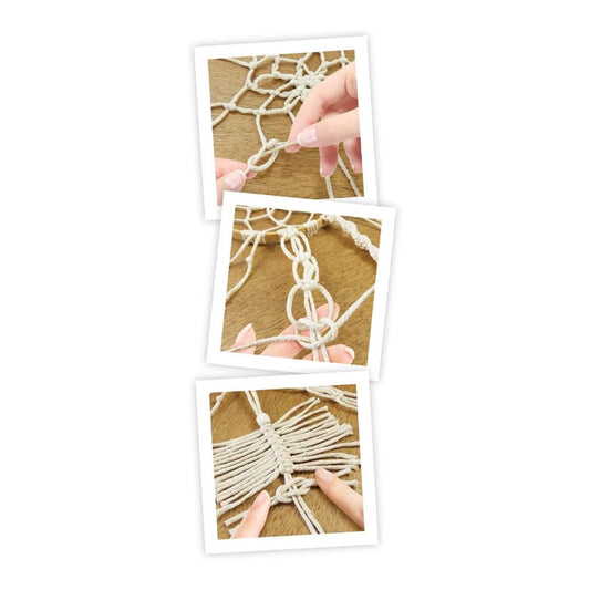 Macrame Dreamcatcher Wall Decoration Kit - Superpanda