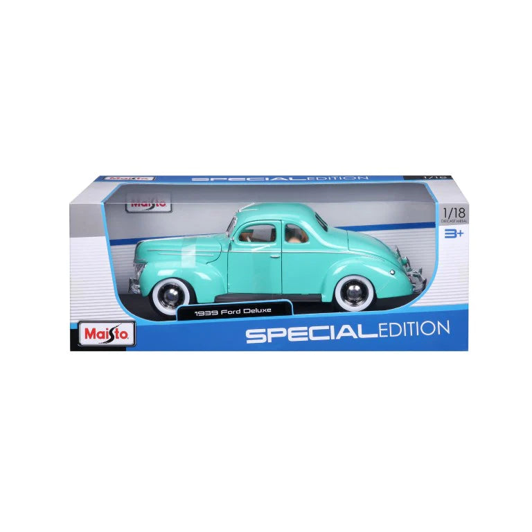 Maisto 1:18 Diecast Ford Deluxe Coupe 1939 Green