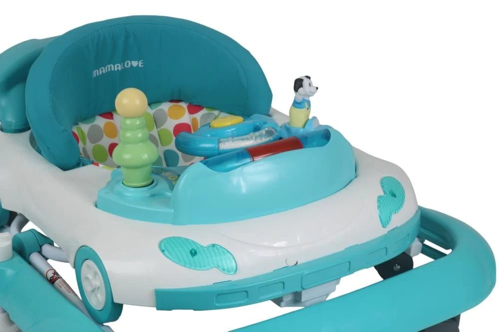 Mama Love Car Shaped Baby Walker - Superpanda