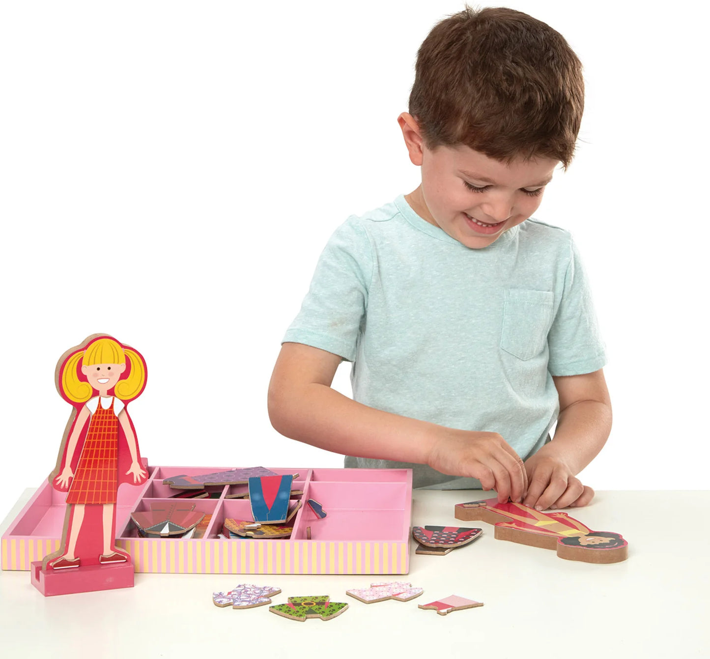 Melissa & Doug Abby & Emma Magnetic Dress-Up Set