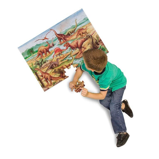 Melissa & Doug Dinosaurs Floor Puzzle (48 Piece) - Superpanda