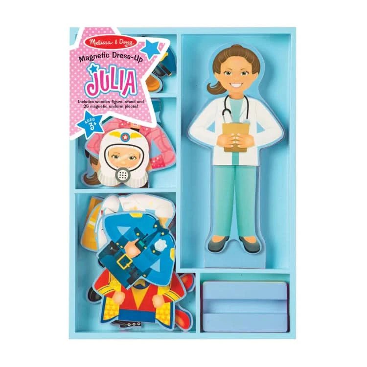 Melissa & Doug Julia Magnetic Dress - Up set - Superpanda