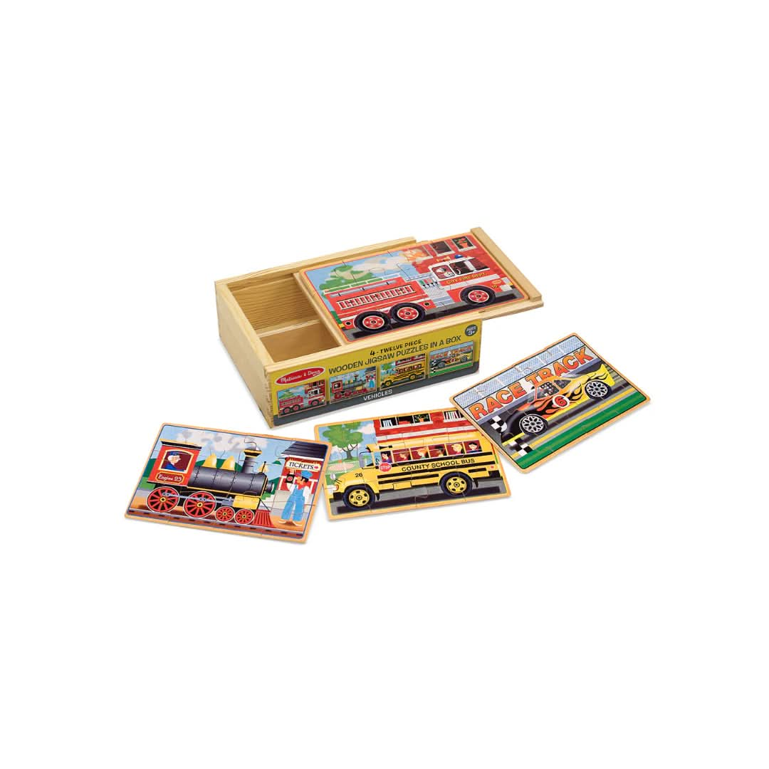 Melissa & Doug Kid Vehicles Chunky Puzzle - Superpanda