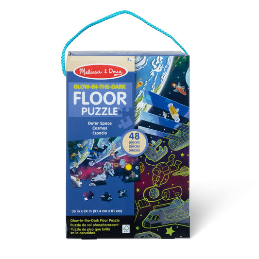 Melissa & Doug Outer Space Glow in the Dark Floor Puzzle - Superpanda