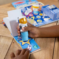 Melissa & Doug Sticker WOW! Astronaut Bundle: Activity Pad & Sticker Stamper - Superpanda