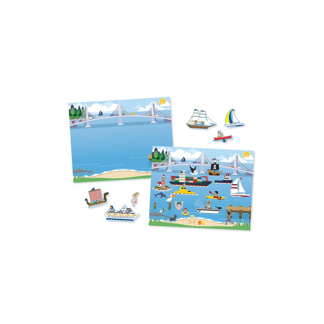 Melissa & Doug Vehicles Reusable Sticker Pad - Superpanda