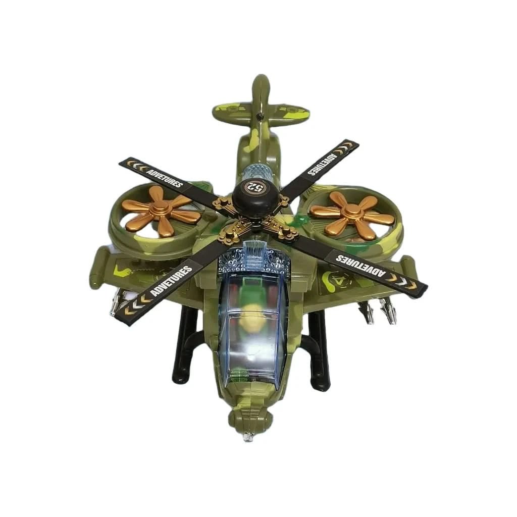 Military helicopter with sound and light - Superpanda