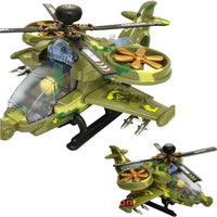 Military helicopter with sound and light - Superpanda