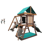 Mount Peak Matterhorn Swing Set & Playhouse - Superpanda