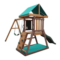 Mount Peak Matterhorn Swing Set & Playhouse - Superpanda