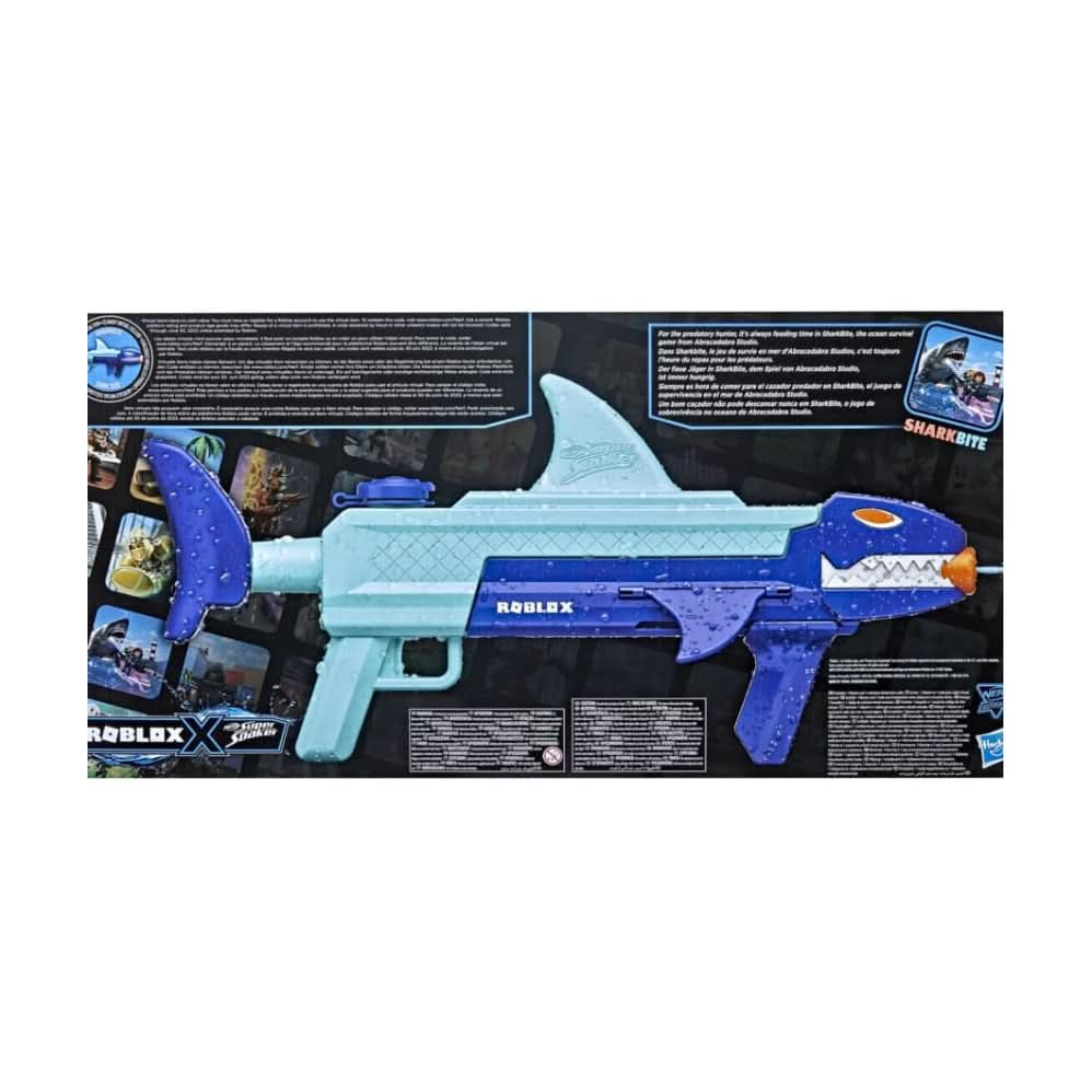 Nerf Super Soaker Roblox Shark bite Water Blaster - Superpanda