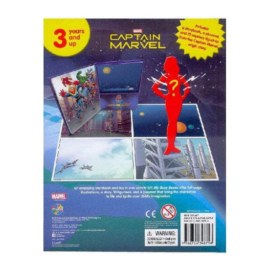 Phidal Marvel Captain Marvel My Busy Book