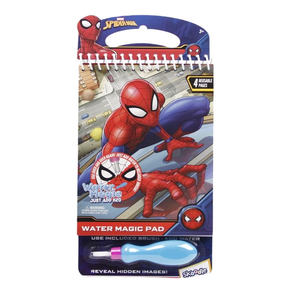 Skoodle Spiderman Water Magic Pad