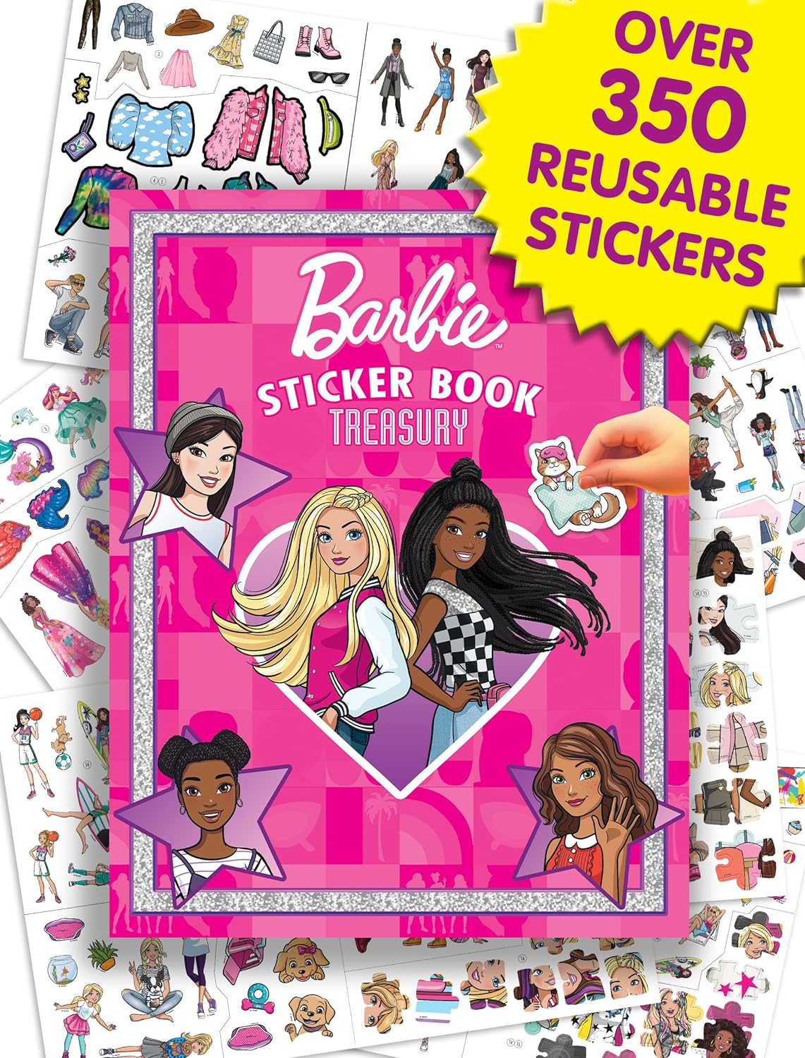 Phidal Barbie Sticker Book Treasury - Superpanda