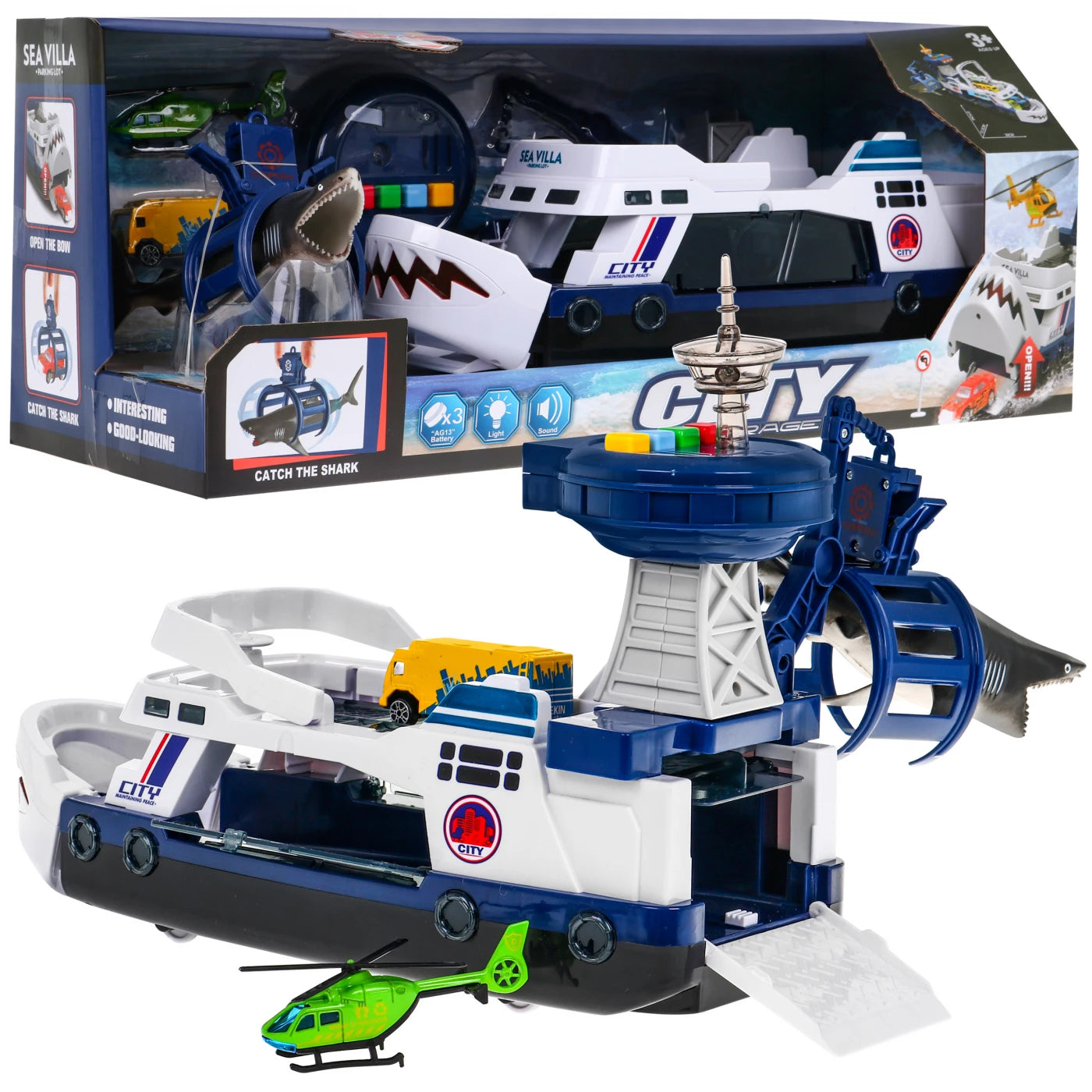 Shark City Storage Boat.