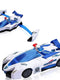 Police Vehicles Aircraft Toys with Automatic Transformation. - Superpanda