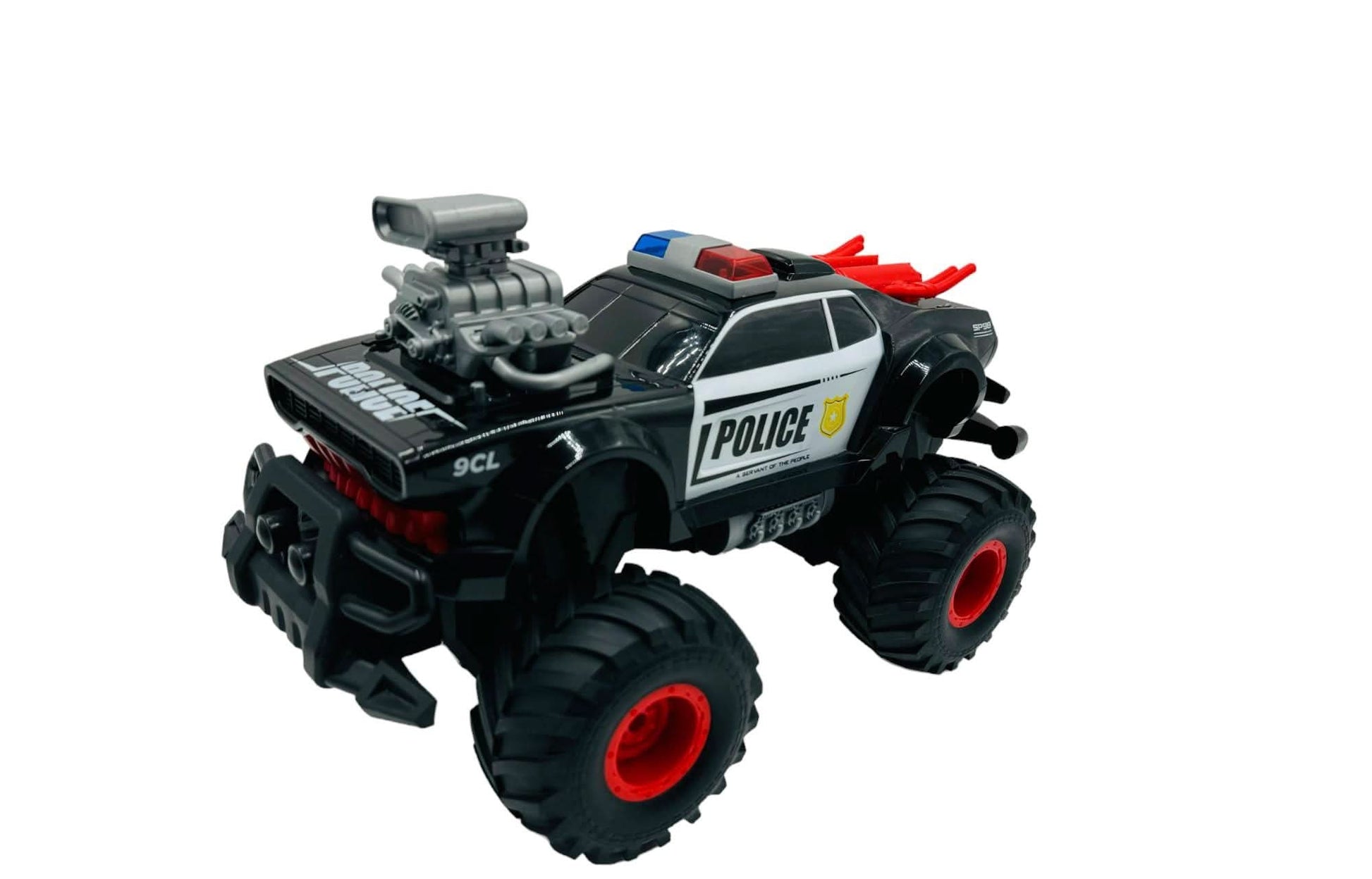 R/C Big Wheel Shaking Police Vehicle - Superpanda