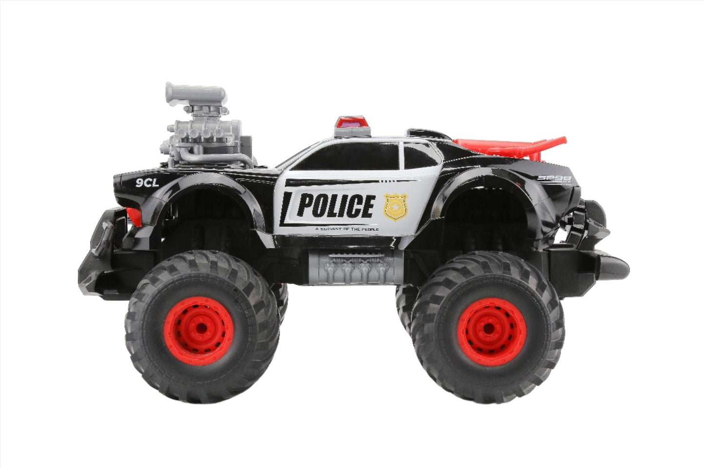 R/C Big Wheel Shaking Police Vehicle - Superpanda