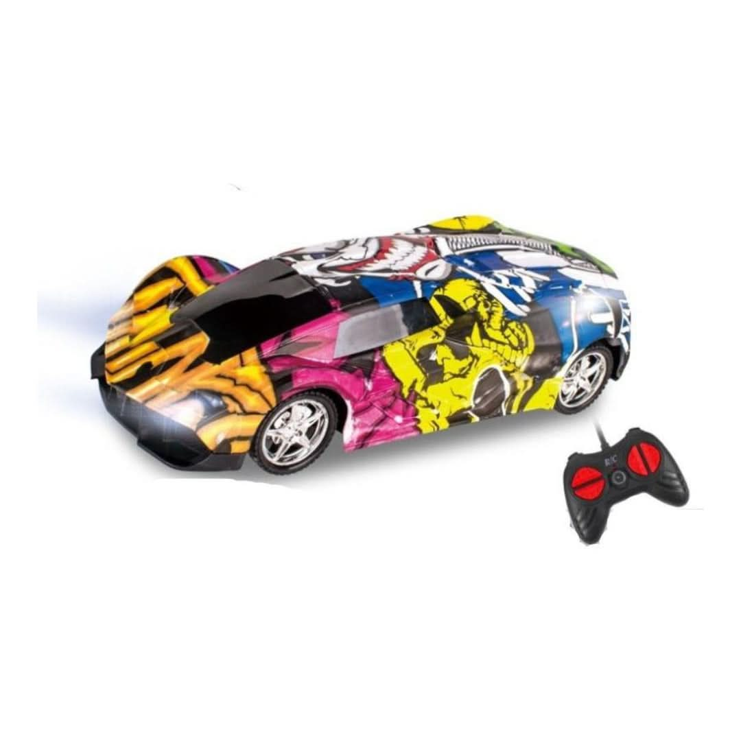 R/C Graffiti Multicolor Design Car - Superpanda