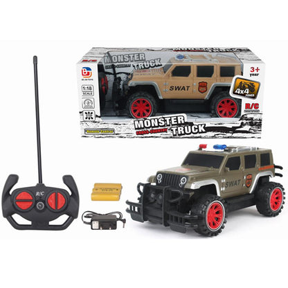 Remote Control Car 4x4 Truck Hummer Swat Police Car