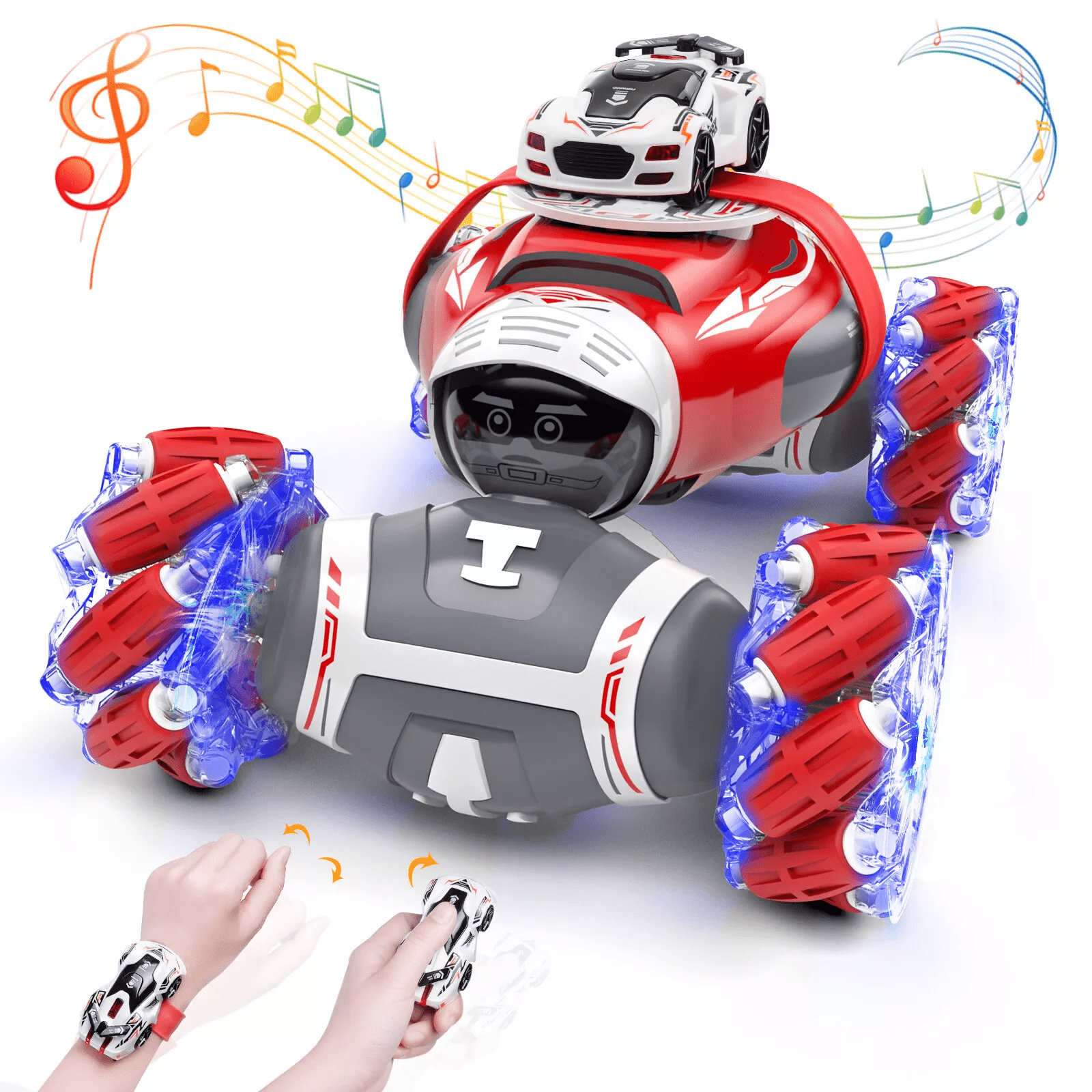 Remote Gesture Control RC Stunt Car 360° Rotating Wrist Racing Crawler Toy 4WD - Superpanda