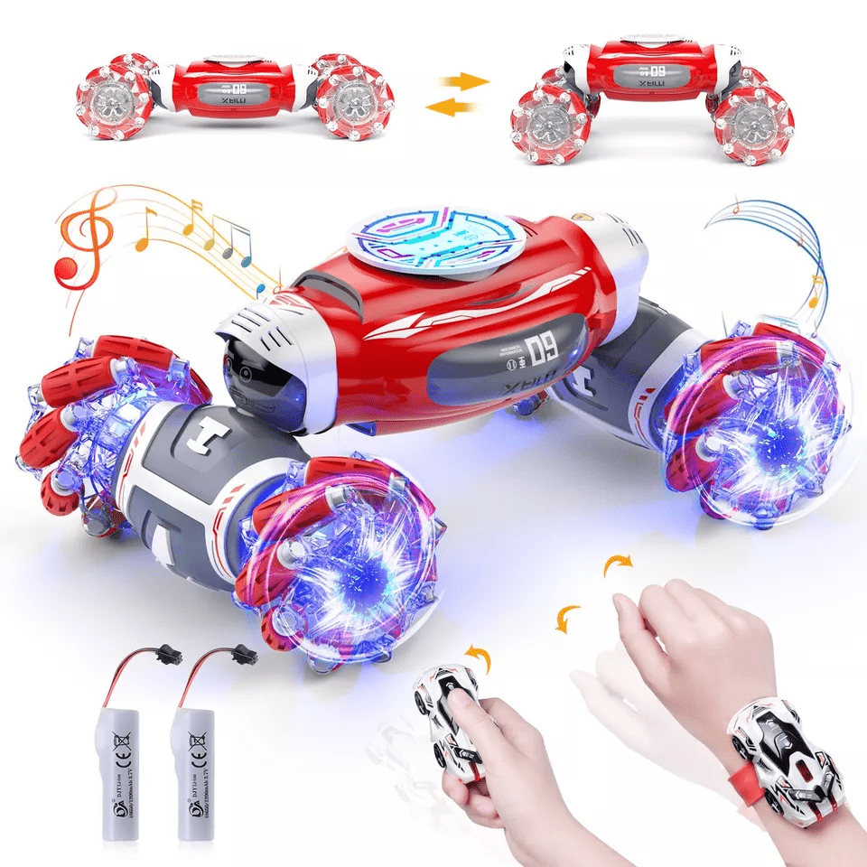 Remote Gesture Control RC Stunt Car 360° Rotating Wrist Racing Crawler Toy 4WD - Superpanda