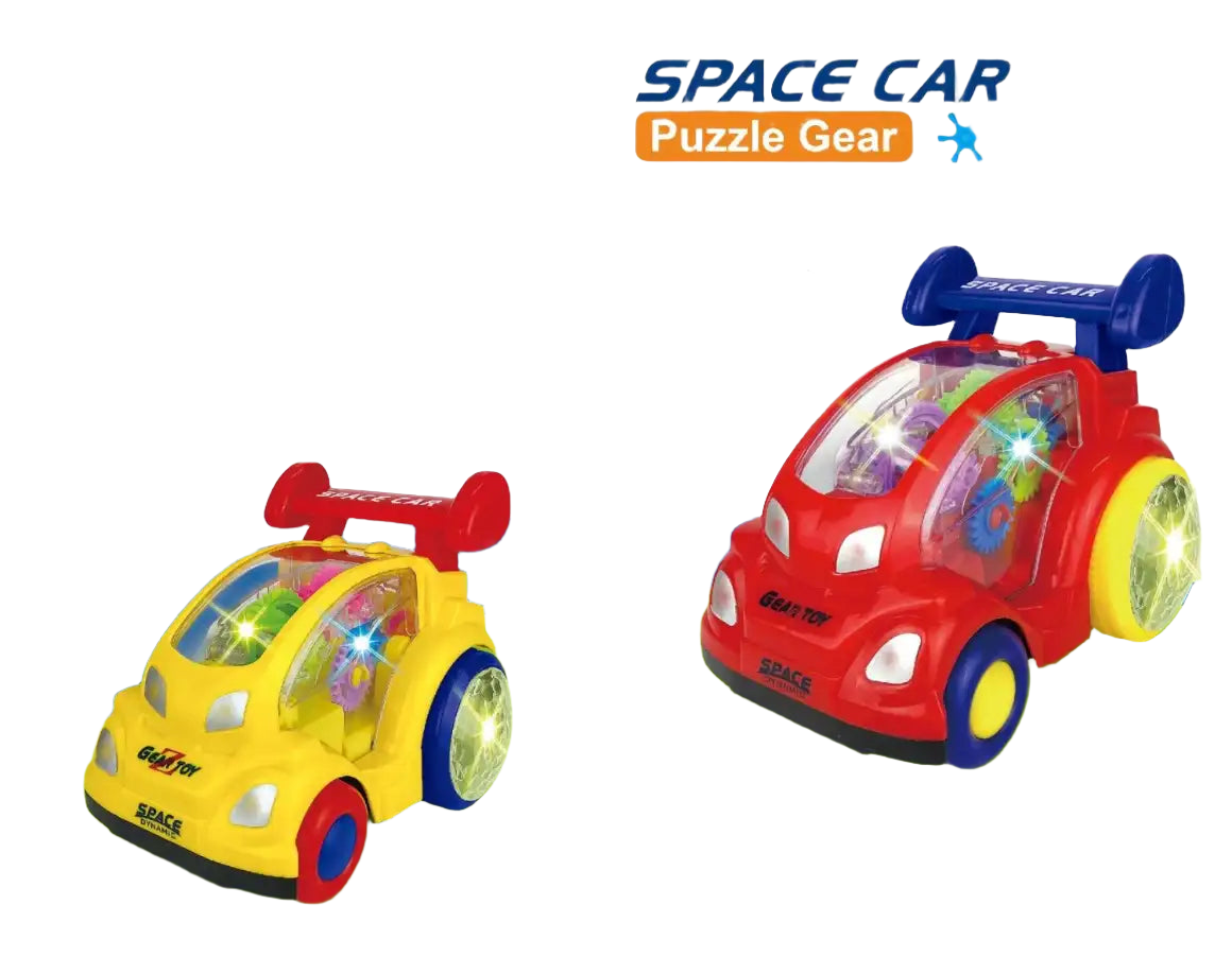 Space Puzzle Gear Car With Light & Sound.