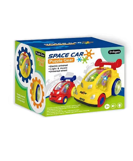 Space Puzzle Gear Car With Light & Sound.