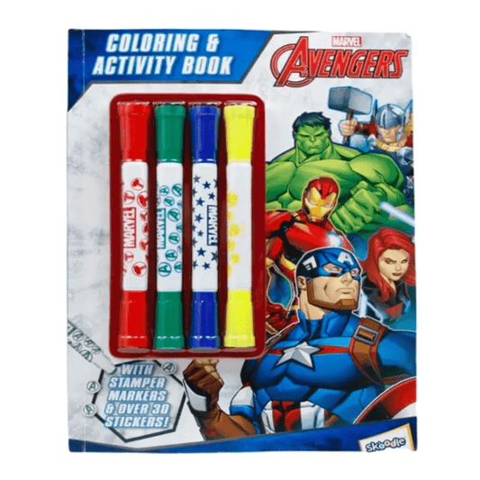 Skoodle Avangers Stamper Marker Activity Pad - Superpanda