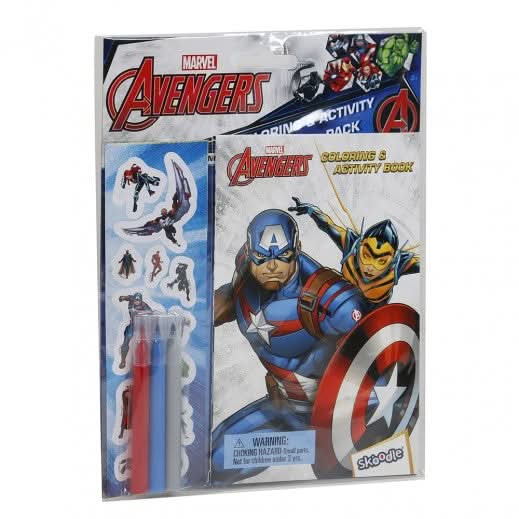 Skoodle Marvel Avengers Coloring & Activity Pack - Superpanda