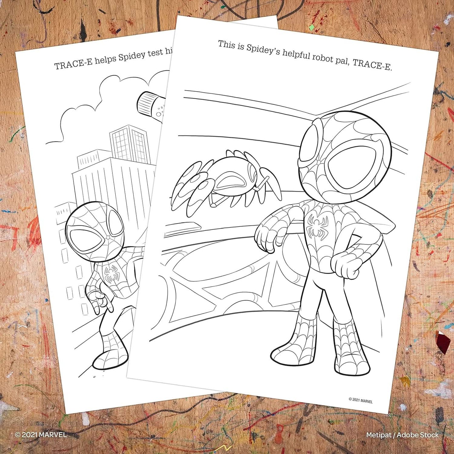 Skoodle Spidey Coloring & Activity Book - Superpanda