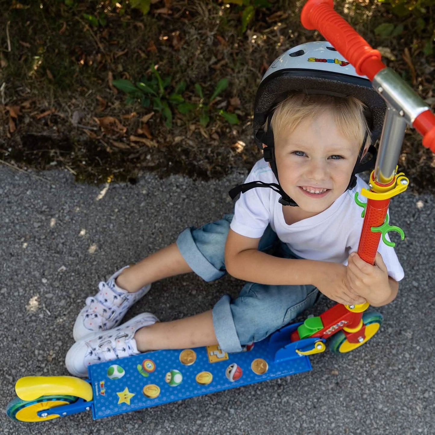 Smoby Super Mario 3 Wheel Scooter - Superpanda