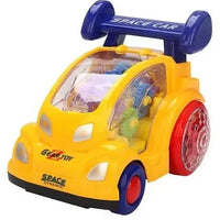 Space Puzzle Gear Car With Light & Sound. - Superpanda