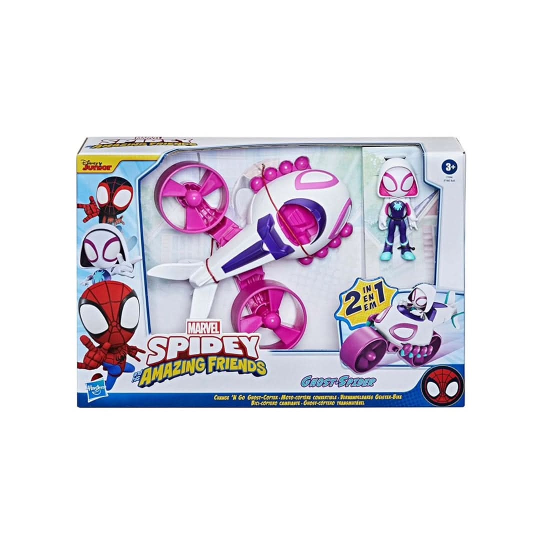 Spidey and His Amazing Friends 2 IN 1 Ghost Copter - Superpanda