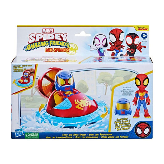 Spidey and His Amazing Friends Web - Spinners with Hover Spinner Toy Car - Superpanda