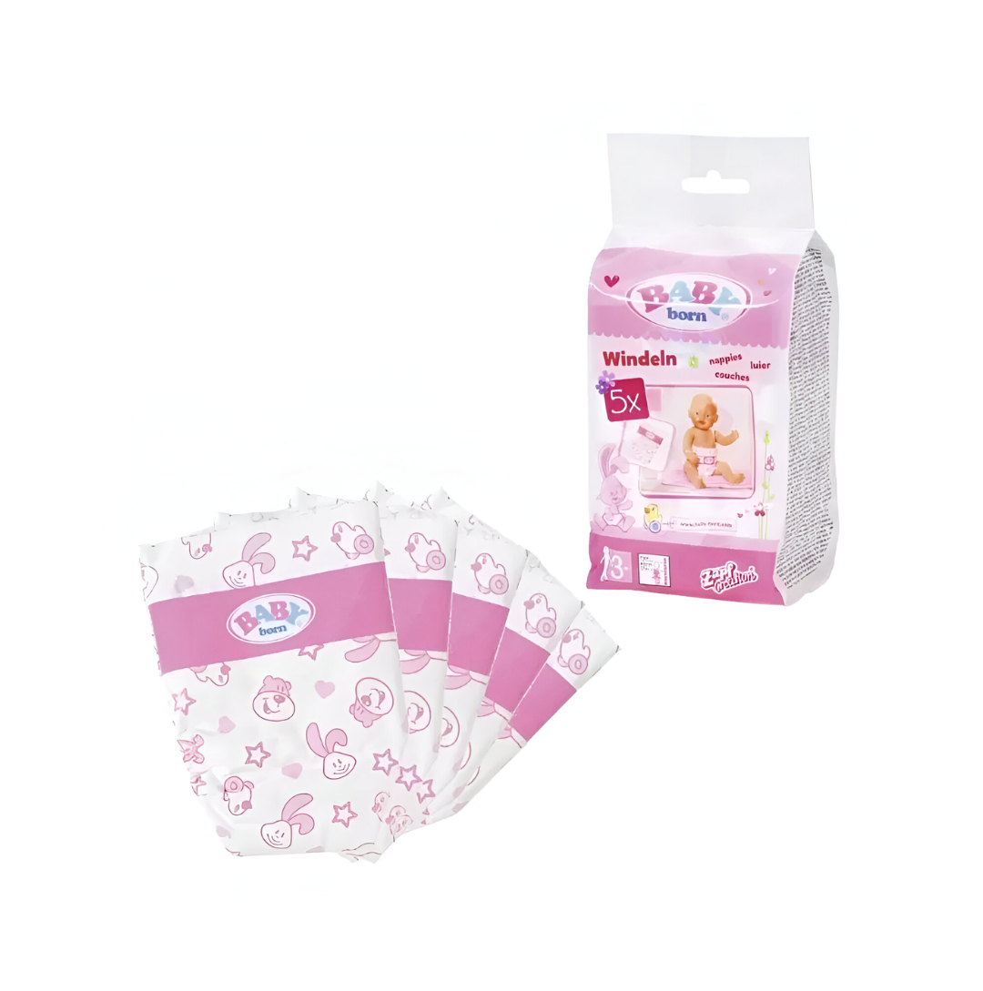 Baby Born - Nappies Shrinked 5 Pack